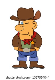 cowboy character cartoon  