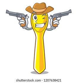 Cowboy character spoon plastic for kid meal