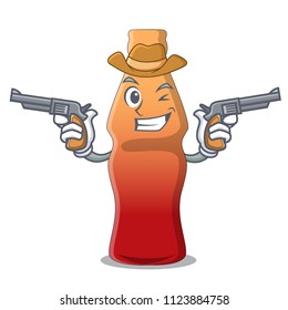 Cowboy cola bottle jelly candy character cartoon