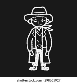 cowboy doodle
