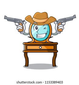 Cowboy dressing table character cartoon