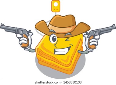 Cowboy electric blanket in the character shape