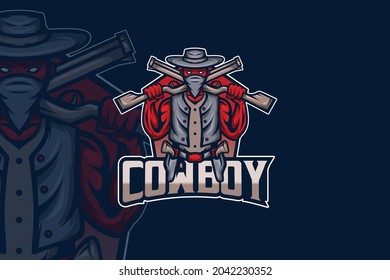 Cowboy - Esport Logo Template