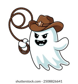 Fantasma Cowboy com Ilustração de Laço