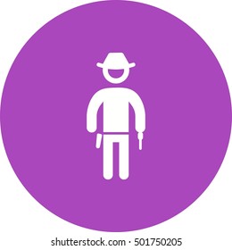 Cowboy with Gun