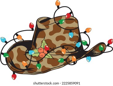 Sombrero De Vocero Para Vector De Navidad