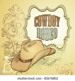 Cowboy Hat Design Stock Vector (Royalty Free) 83676802 | Shutterstock