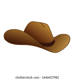 Cowboy Hat Icon Cartoon Cowboy Hat Stock Vector (Royalty Free ...