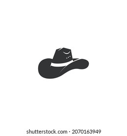 Cowboy hat icon design vector illustration