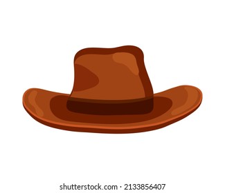 icono de sombrero de vaquero aislado