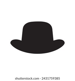 Cowboy hat icon man . black vector old collection design.