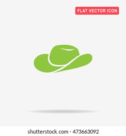 Cowboy hat icon. Vector concept illustration for design.