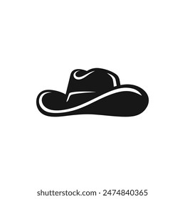 Cowboy hat icon vector. EPS 10 editable vector