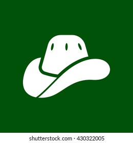 cowboy hat icon. cowboy hat vector illustration