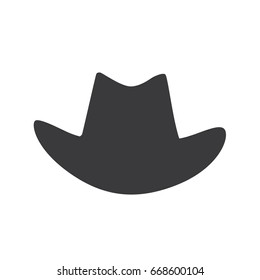 Cowboy hat icon, vector illustration design. Hats collection.