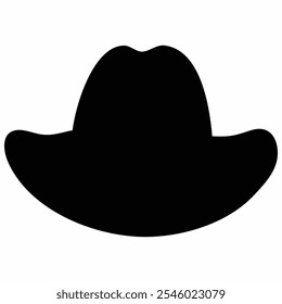 Icono del sombrero de vaquero para el estilo occidental, de la moda, y de Country