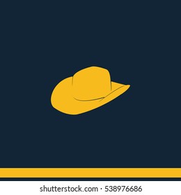 Cowboy hat illustration.