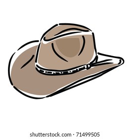 cowboy hat illustration