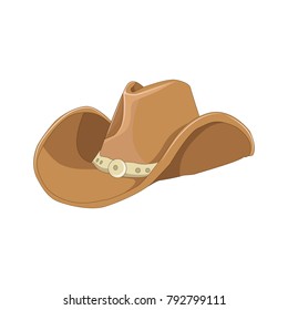 Cowboy Hat Illustration Isolated