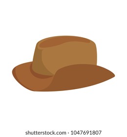 cowboy hat isolated icon