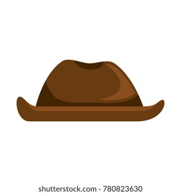 cowboy hat isolated icon