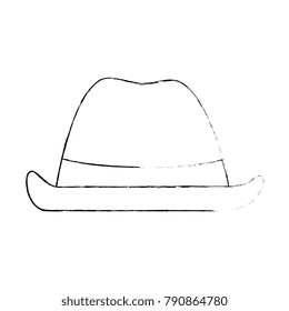 cowboy hat isolated icon
