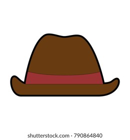 cowboy hat isolated icon