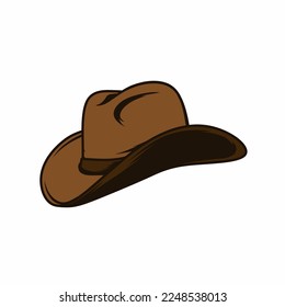 cowboy hat isolated on white