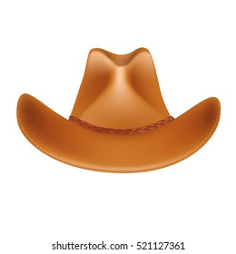 Cowboy hat isolated on white background. Vector illustration.