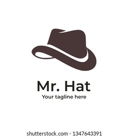 Cowboy Hat Logo Design Stock Vector (Royalty Free) 1347643391 ...