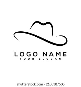 Cowboy Hat Logo Design Template Pro Stock Vector (Royalty Free ...