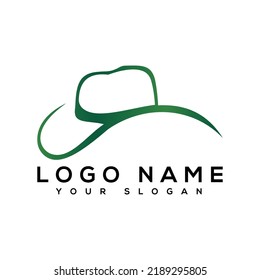 Cowboy Hat Logo Design template image
