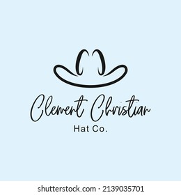Chat-Logo oder Cowboy-Logo