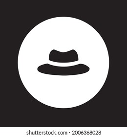 Cowboy hat logo, Cowboy hat icon, Retro Hat.