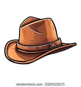 Cowboy mit altmodischer Eleganz in Design-Symbol einzeln