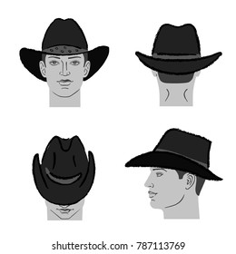 Cowboy Hat Side View High Res Stock Images Shutterstock