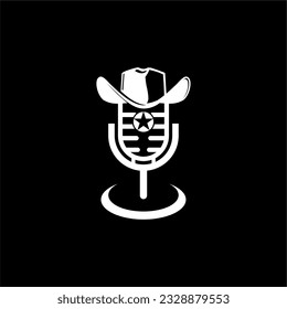 Cowboy-Hut-Logo-Vektorgrafik