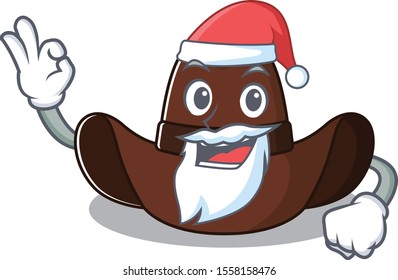 cowboy hat with santa claus the cartoon character