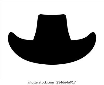 Cowboy-Hut-Silhouette-Vektorgrafik 