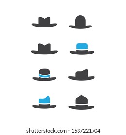 Cowboy hat symbol illustration design