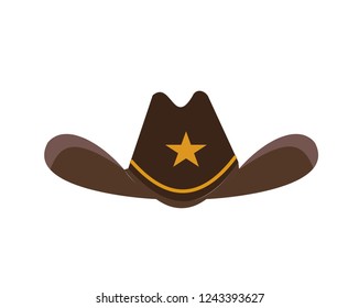 cowboy hat. vector