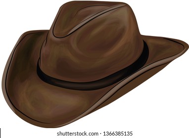 Cowboy hat -  vector 