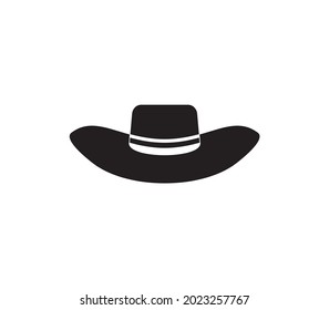 cowboy hat vector clip art, western wear icon