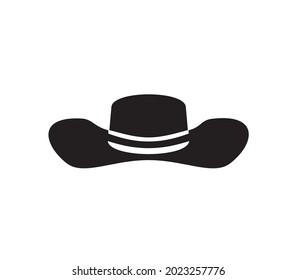 cowboy hat vector clip art, western wear icon