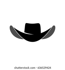 Cowboy hat vector icon