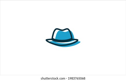 Cowboy hat Vector icon logo design template  vector illustration
