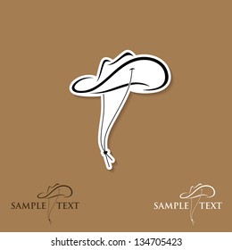 Cowboy hat - vector illustration