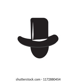 Cowboy hat vector on white background