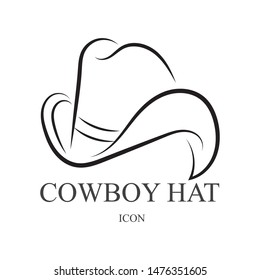 
cowboy Hat vector symbols logo black color