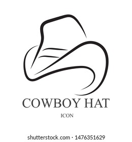 
cowboy Hat vector symbols logo black color
